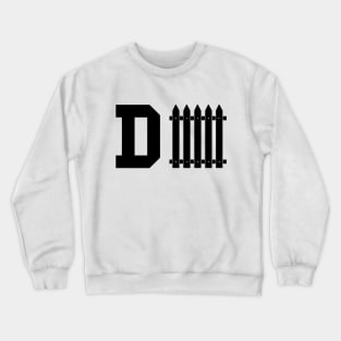 D Fence - Defense - Universal use by coloring background Crewneck Sweatshirt